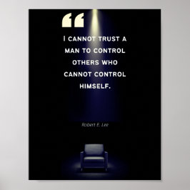 Ledarskap Poster - Robert E Lee Quote