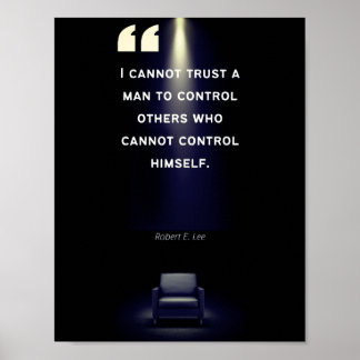 Ledarskap Poster - Robert E Lee Quote