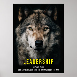 Ledarskap - Varg Pack, Alpha Male, Leader Poster