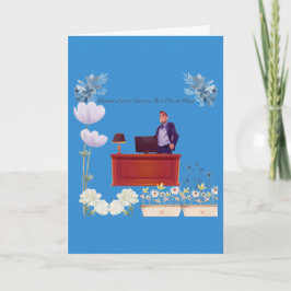 Ledarskapets kraft cerulean kort