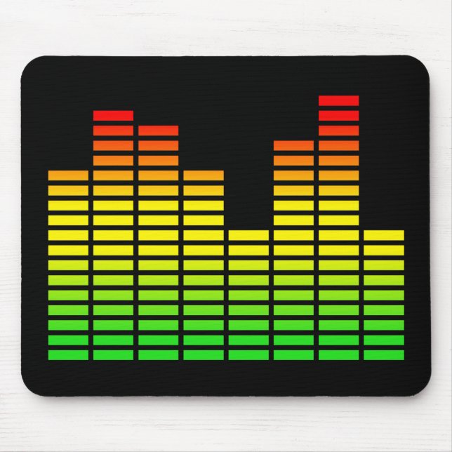 LEDDE den roliga Mousepad för utjämnarepanelen Musmatta (Framsidan)