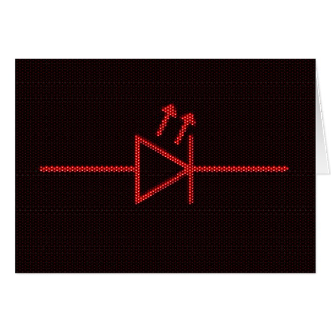 LEDDE symbol Hälsningskort (Framsidan Horizontal)