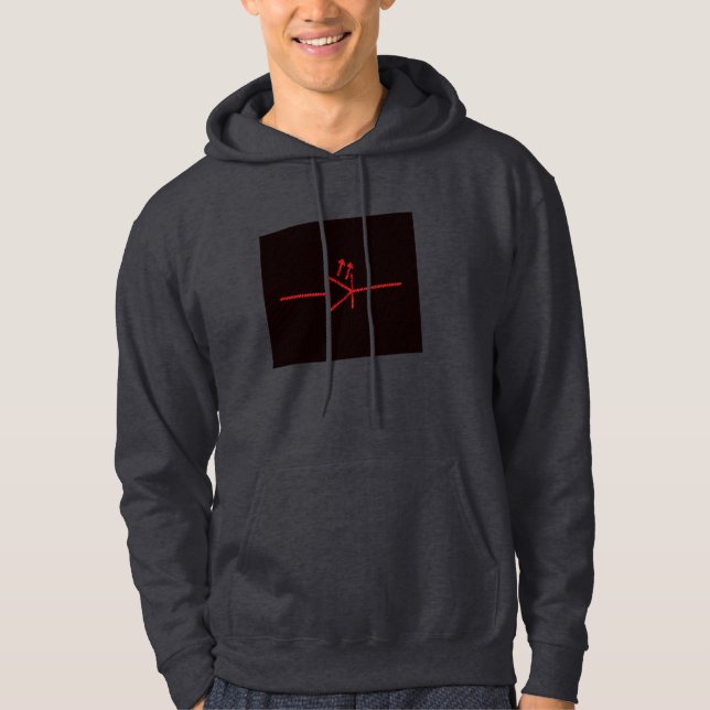 LEDDE symbol Sweatshirt Med Luva (Framsida)