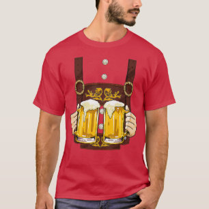 Lederhosen Costume Oktoberfest Manar Prost Beer Mu T Shirt