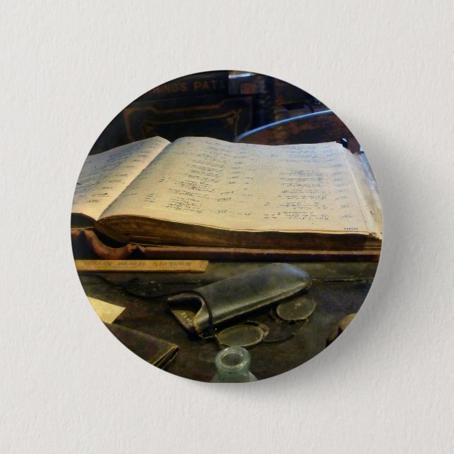 Ledger och glasögon knapp (Framsida)