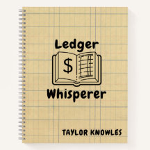 Ledger Whisperer Bookkeeper Spiral bärbar dator