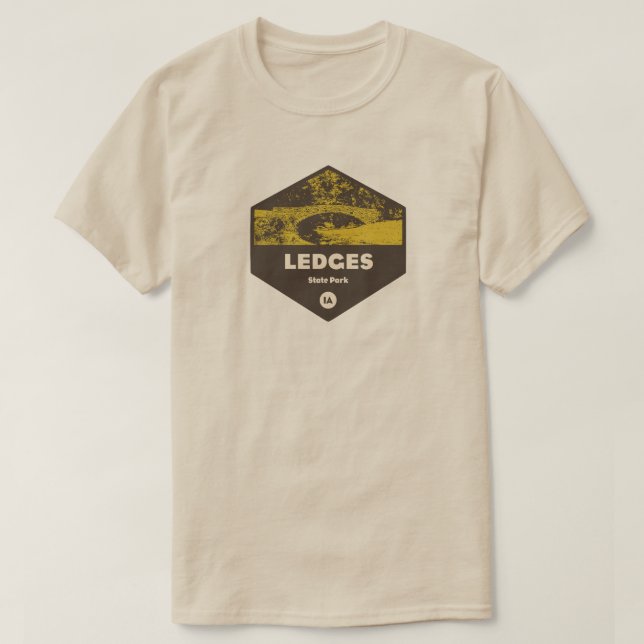 Ledges State Park Iowa T Shirt (Design framsida)