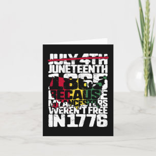Ledig 1776 juli 4:e svartvit gäst kort