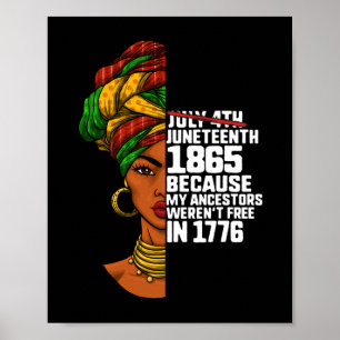 Ledig 1776 juli 4:e svartvit gäst poster