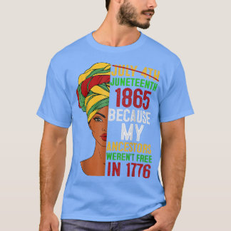 Ledig 1776 juli 4:e svartvit gäst t shirt