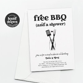 Ledig BBBQ-funktion för ett par bildskärmar Inbjudningar