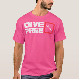 Ledig dykning av dykexperten vid fritt hav t shirt