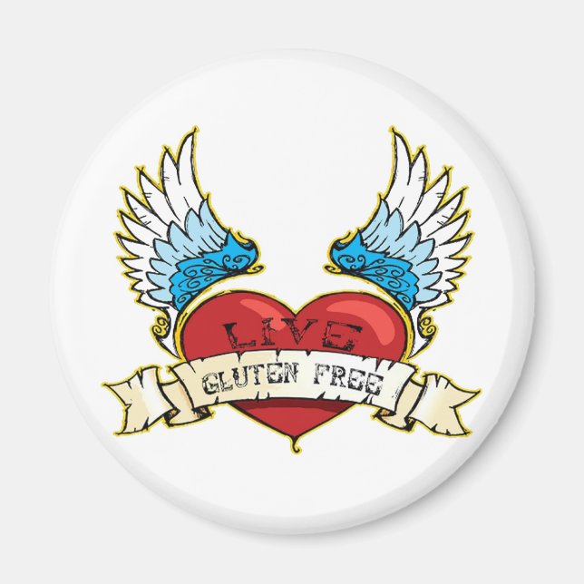 Ledig Gluten Free Magnet (Framsidan)