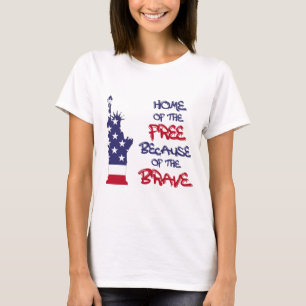 Ledig hemsida på grund av modiga tecken t shirt