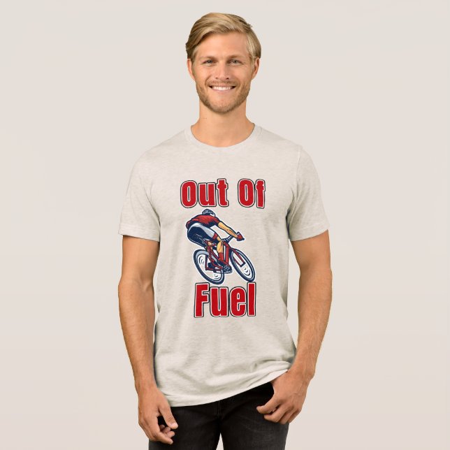 Ledig humor Rollig t-shirt (Framsida Full)