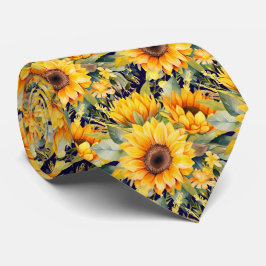 Ledig kontorsslips | Van Gogh Solrosor Slips