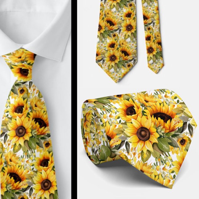 Ledig kontorsslips | Van Gogh Solrosor Slips (Skapare uppladdad)