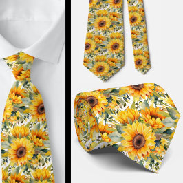 Ledig kontorsslips | Van Gogh Solrosor Slips