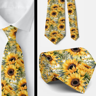 Ledig kontorsslips | Van Gogh Solrosor Slips