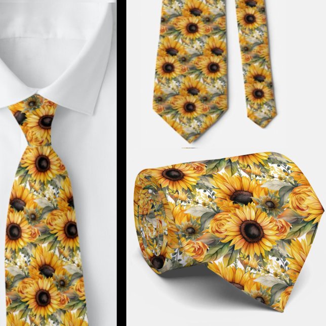 Ledig kontorsslips | Van Gogh Solrosor Slips (Skapare uppladdad)