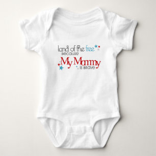 Ledig mark, för min Mamma är Modig T-shirt