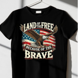 "Ledig mark, på grund av den Modiga" T-Shirt