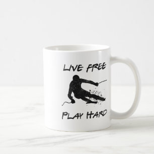Ledig och lös uppspelning - svårt att hoppa över Ä Kaffemugg