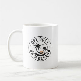 Ledig på helgen Tropisk avkoppling Emblem Kaffemugg