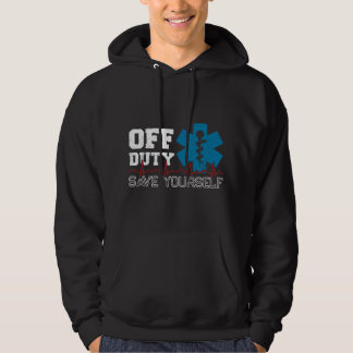 Ledig Tid Rädda Dig Själv - Sjukvårdare - Medicins Hoodie