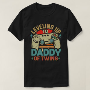 Ledig till pappa om Twillingar spelspelare Pappa T Shirt