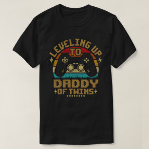 Ledig till pappa om Twillingar spelspelare Pappa T Shirt