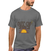 Ledig under semestern Retro solnedgång T-shirt