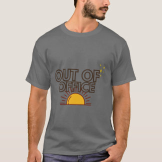 Ledig under semestern Retro solnedgång T-shirt