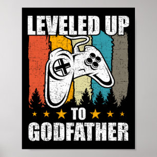 Ledig upp till Godfather Video Gamer Gaming 2 Poster