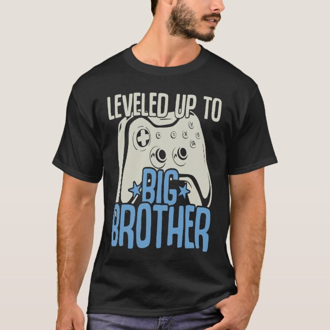 Ledig upp till storebror Controller-spelaren T Shirt (Framsida)