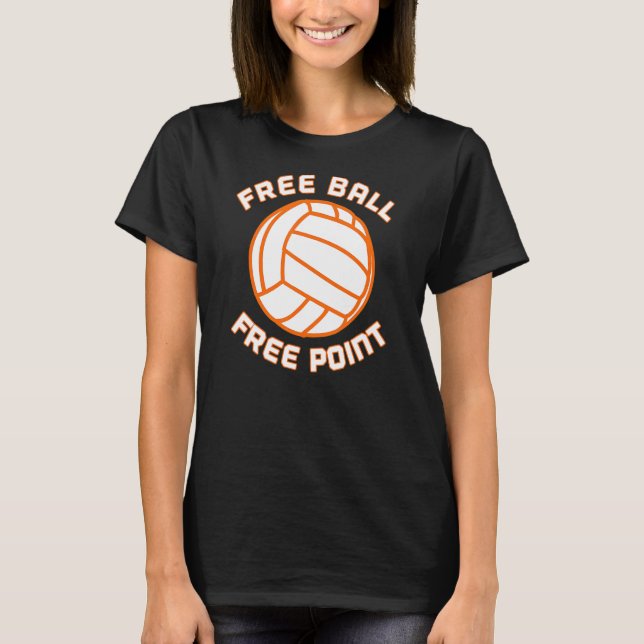 Lediga Boll-spelarteamsportar T Shirt (Framsida)