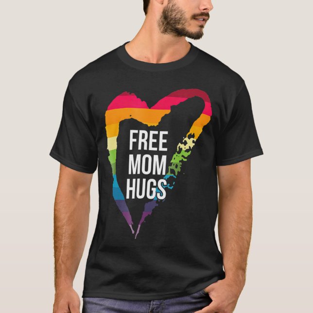 Lediga HBT-hjort i mamma T Shirt (Framsida)