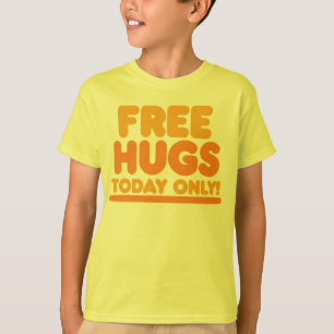 Lediga Hugs i dag Tee Shirt