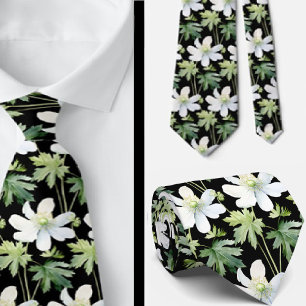 Lediga kontorsvildblommor Boho halsduk Slips