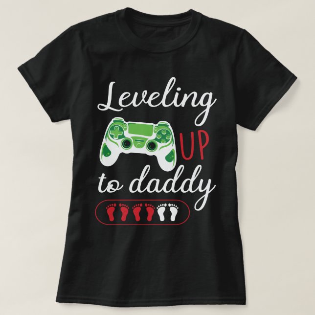 Lediga upp till DADDY-spel T Shirt (Design framsida)