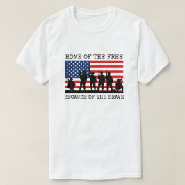 Ledigt hem på grund av modiga t shirt