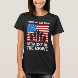 Ledigt hem på grund av Modiga T Shirt