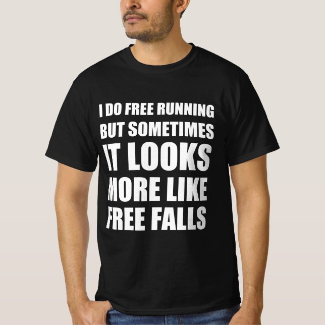 Ledigt roligt citat t shirt (Framsida)