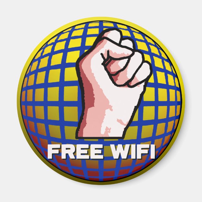 Ledigt WiFi Magnet (Framsidan)