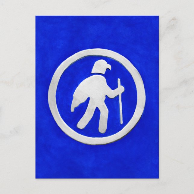 Ledmarkör för hök vykort (Framsida)