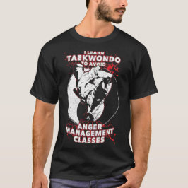 Ledning för Taekwondo toAvoidilska klassificerar T Shirt