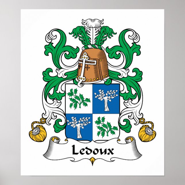 Ledoux Family Crest Poster (Framsidan)