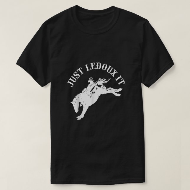 Ledoux IT Cowboy Whiskey Vin Älskare T Shirt (Design framsida)