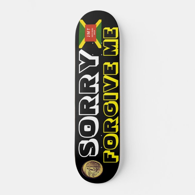LEDSE FÖRLÅT MIG Skateboard (Framsida)