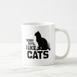 LEDSE JÄVLAR JAG GILLAR KATTER -.png Kaffemugg